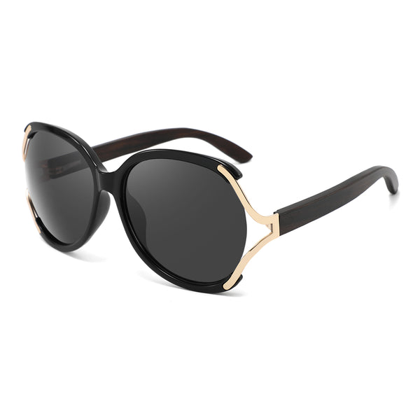 Audrey Black Sunglasses with Ebony Arms