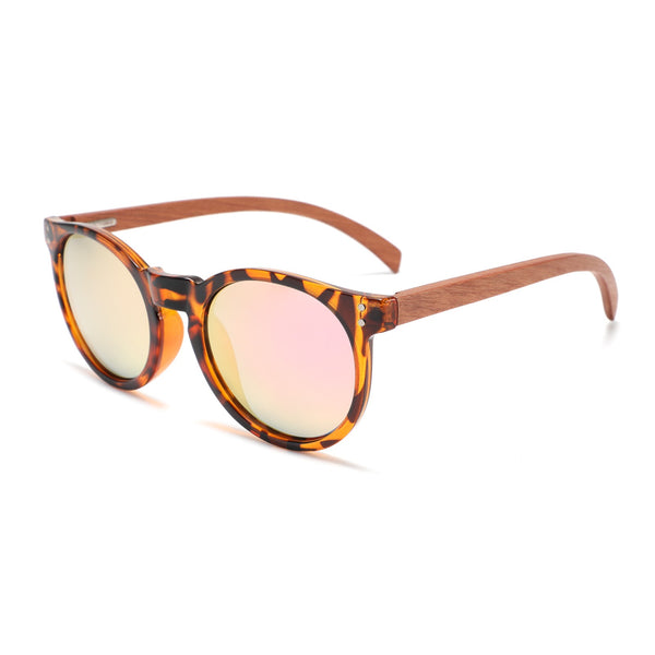 Olivia Collection Polarized Pink Mirror Sunglasses