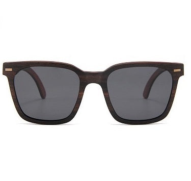 Keanu Vintage Hipsters Recycled Skateboard Wood Sunglasses