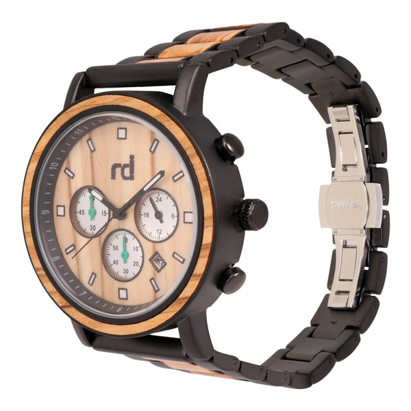 Regal Collection (Alloy and Wood Watch) Black