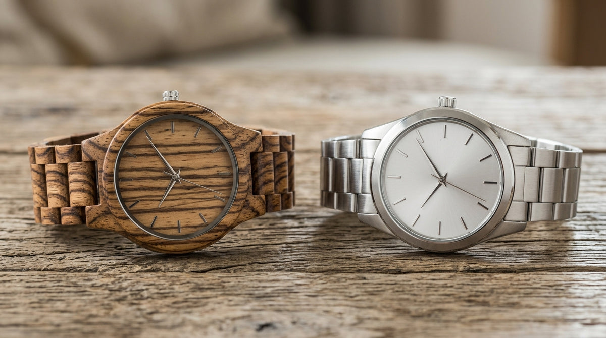 Wood vs metal watches: how to choose your signature style