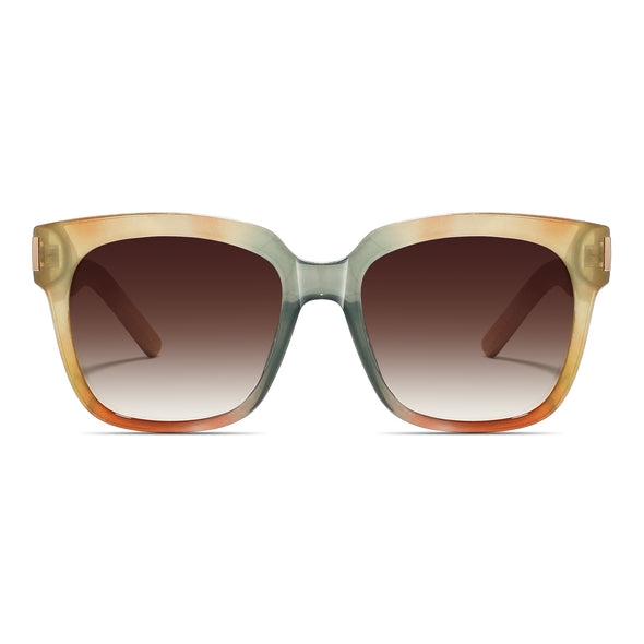 Audrey  Sunglasses with Bamboo wood  Arms