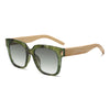 Audrey  Sunglasses with Bamboo wood  Arms