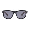 Daly Collection Walnut Wood Sunglasses with Smoke Polarized Lens