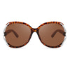 Audrey Tortoise  Sunglasses with Zebra wood  Arms