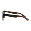 Daly Collection Ebony Wood Sunglasses with Smoke Polarized Lens