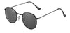 Lennon Collection Black Frame Sunglasses with Smoke polarized lens
