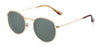 Lennon Collection Gold Frame Sunglasses with polarized G15 Lens