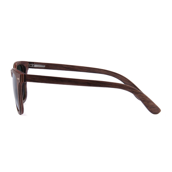 McLaren Collection Walnut Skateboard Wood Sunglasses