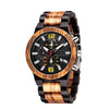 The Garrick Collection (Chronograph Ebony and Zebra Wood) Watch
