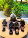 The Garrick Collection (Chronograph Ebony and Zebra Wood) Watch