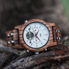 The Frankie Collection (Automatic Mechanical Zebra Wood Small Dial) Watch